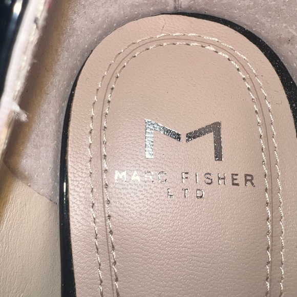 Marc Fisher Black Block Heel Pumps - Picture 4 of 6